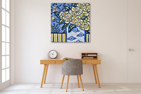 Brooke Howie | Yellow Floral Still Life on the wall