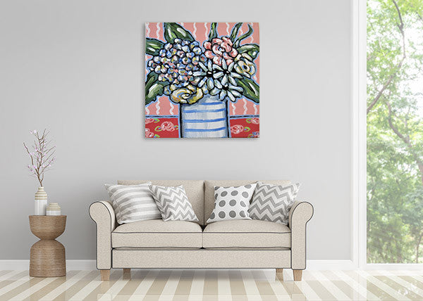 Brooke Howie | Red Lattice Still Life on the wall