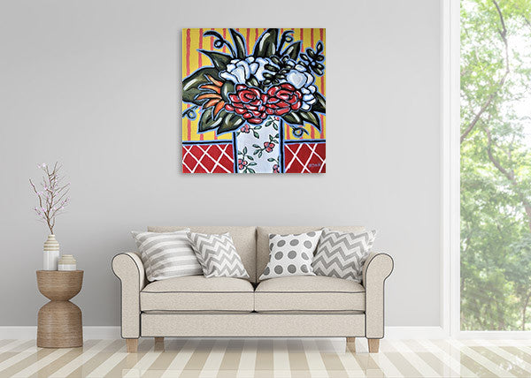 Brooke Howie | Red Roses Still Life on the wall
