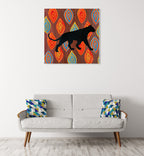 African Animal II Wall Art Print on the wall