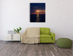 Baja Sunset Wall Art Print on the wall
