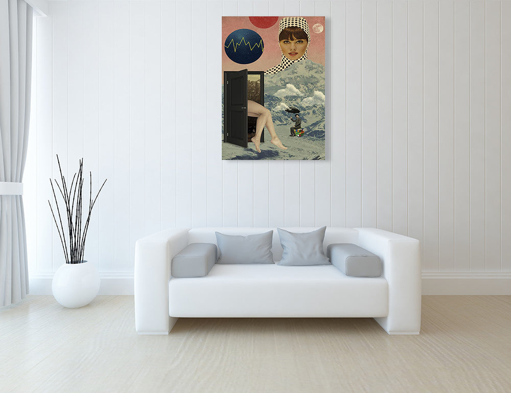 Beyond The Unknown Wall Art Print on the wall