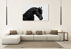 Classic Black I Wall Art Print on the wall