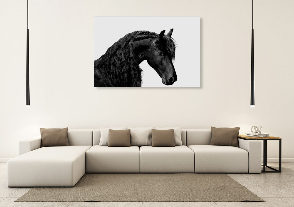 Classic Black I Wall Art Print on the wall