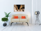 Blurred Street II Wall Art Print on the wall