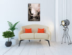 Blurred Street I Wall Art Print on the wall