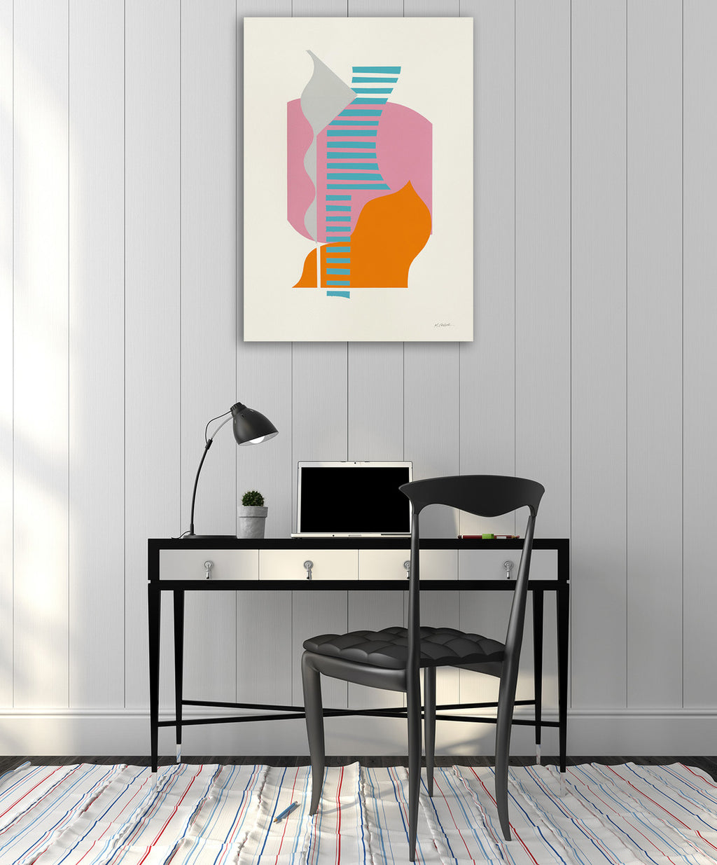 Boardwalk Wall Art Print on the wall