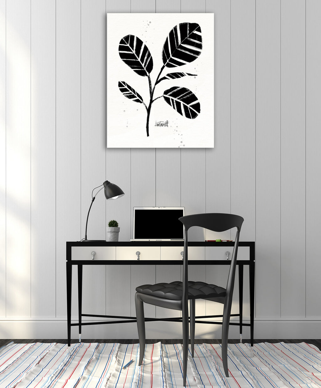 Botanical Sketches IV Wall Art Print on the wall
