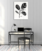 Botanical Sketches IV Wall Art Print on the wall