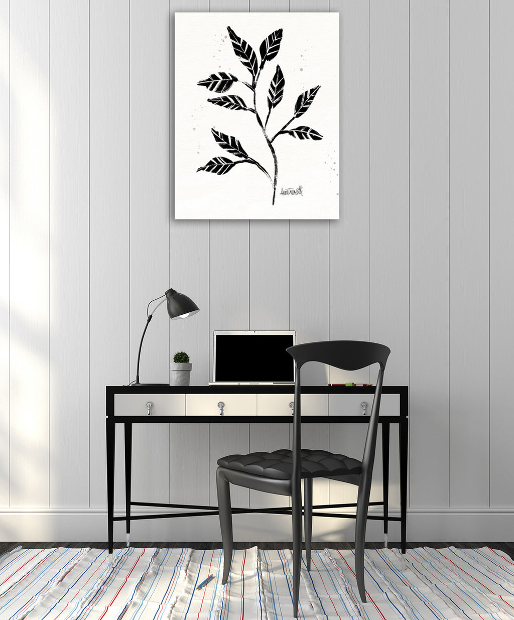 Botanical Sketches V Wall Art Print on the wall