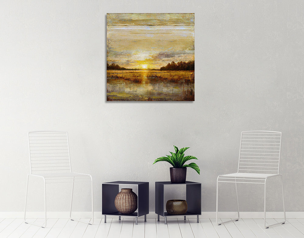 Break of Dawn Wall Art Print on the wall