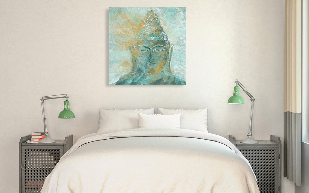 Buddha Bright I Wall Art Print on the wall