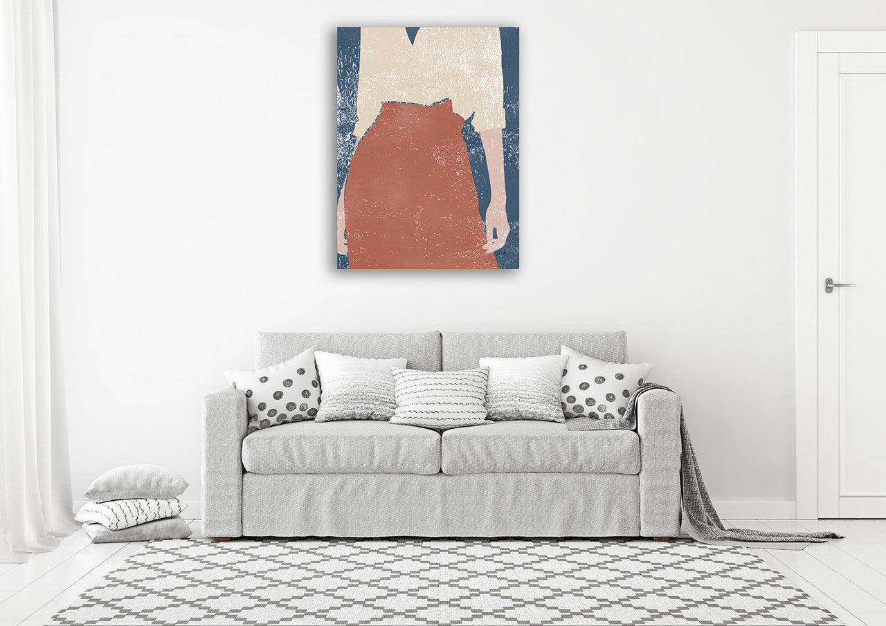 Casual IV Wall Art Print on the wall