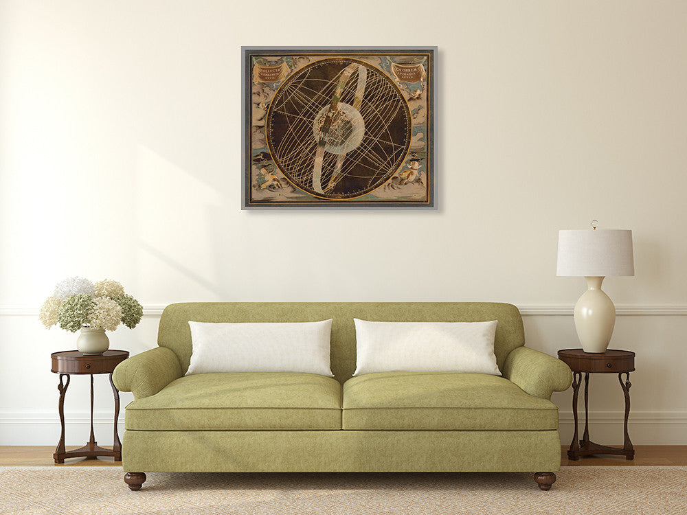 Celestial I Wall Art Print on the wall