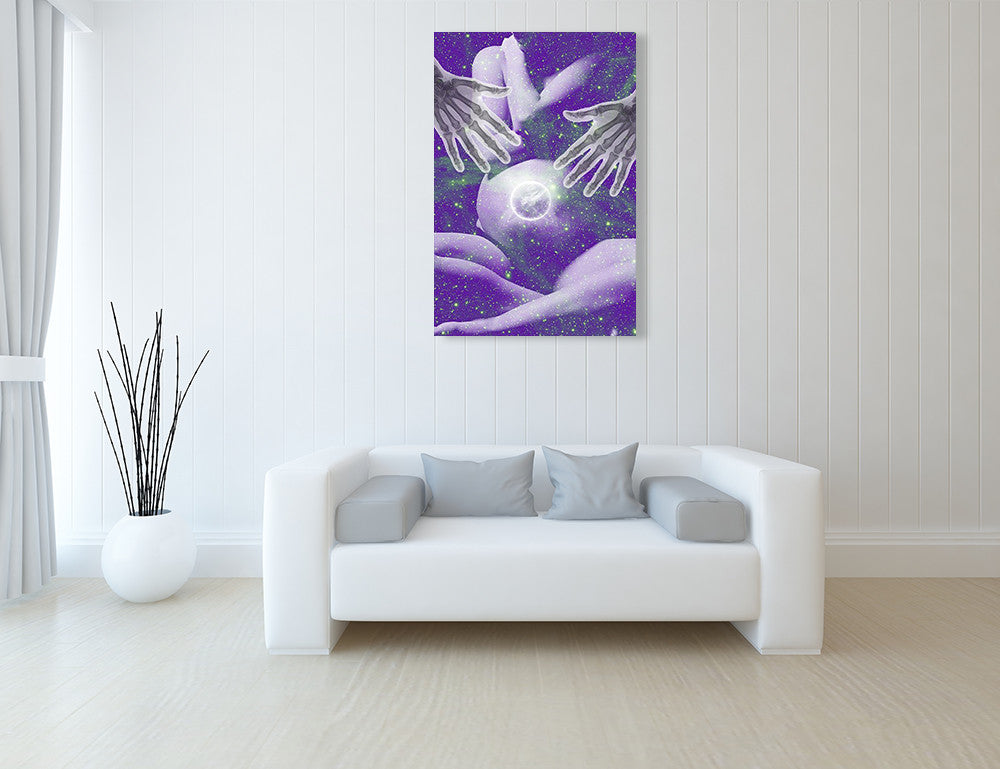 DNA Wall Art Print on the wall