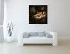 Danaë Rembrandt on the wall