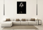Dancing Hands II Wall Art Print on the wall
