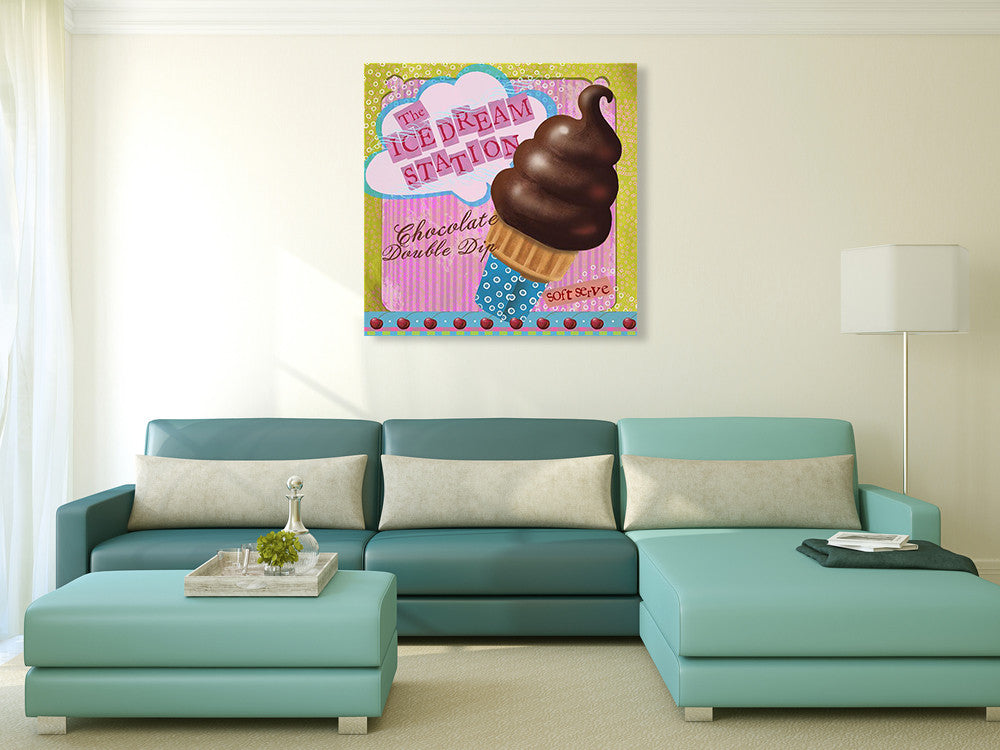 Dream Cone I Wall Art Print on the wall
