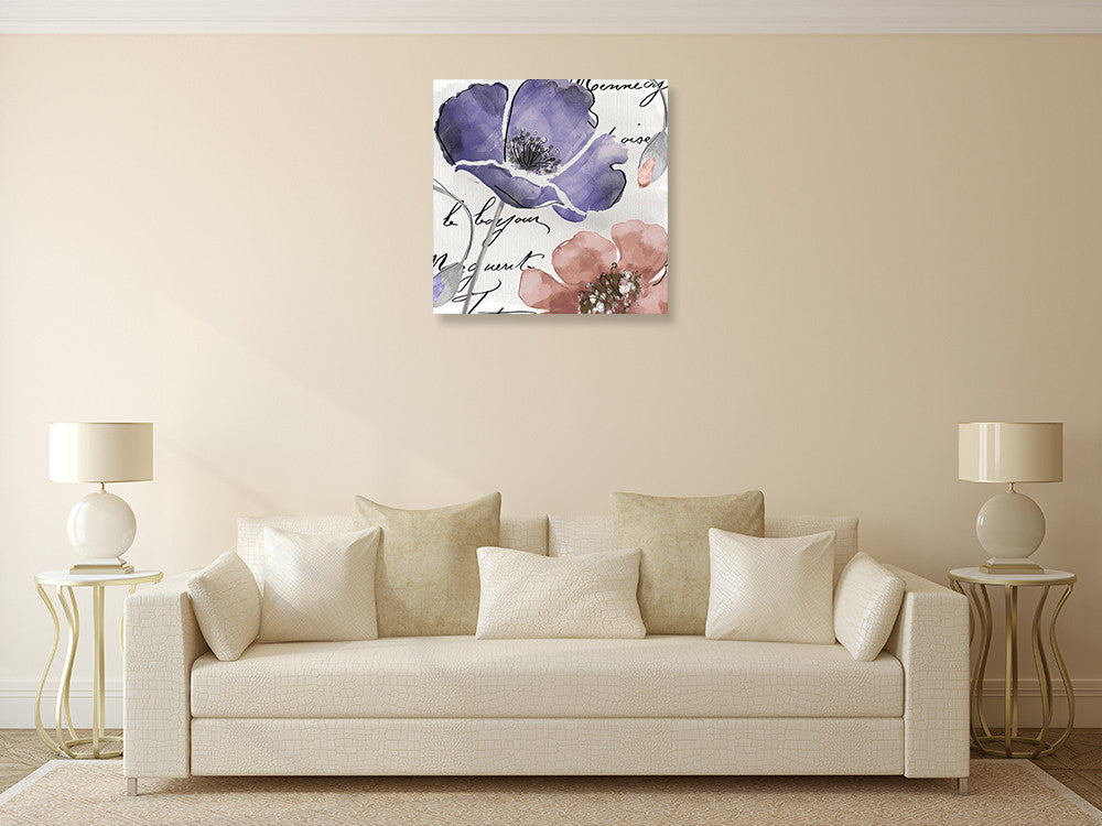 Flowers of France III Wall Art Print on the wall