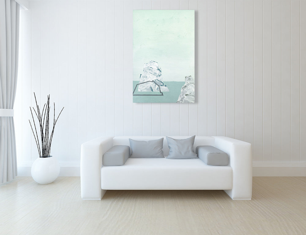 Formations III Wall Art Print on the wall