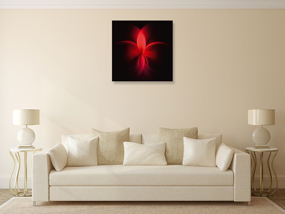 Fuchsie Wall Art Print on the wall