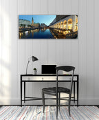 Hamburg Wall Art Print on the wall