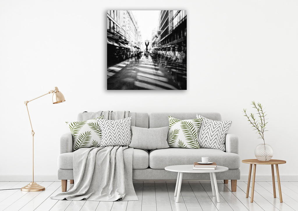Helsinki City Wall Art Print on the wall