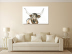 Highlander Wall Art Print on the wall