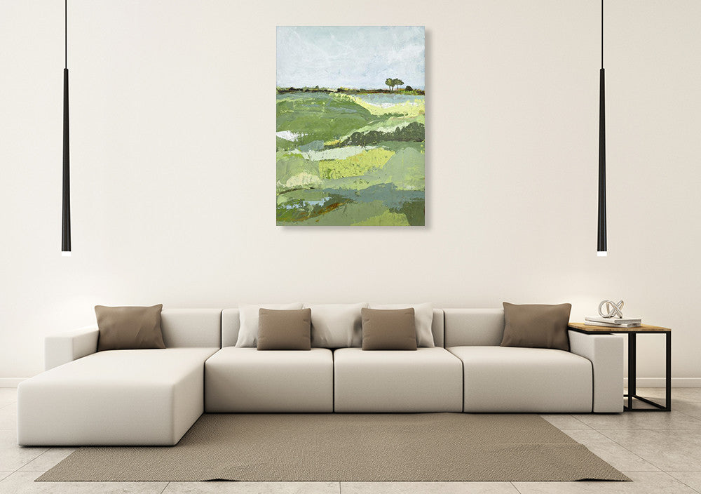In the Fields I Wall Art Print on the wall