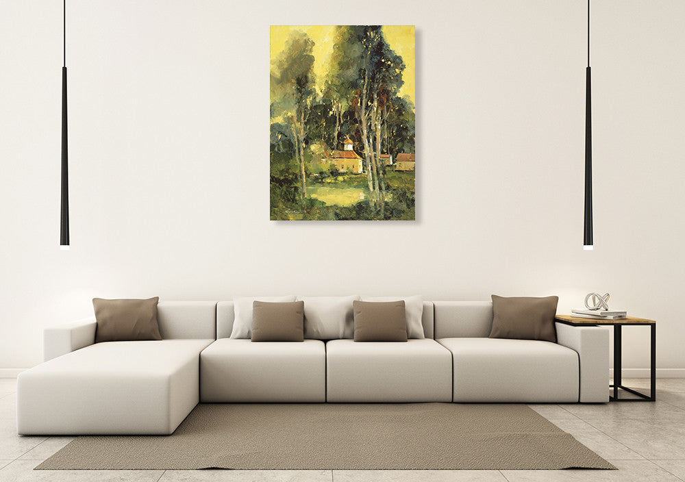 The Italian Villa Wall Art Print on the wall