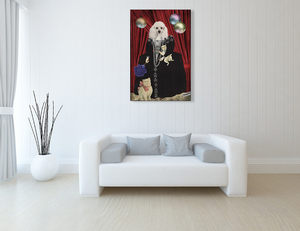 Jezebel Wall Art Print on the wall
