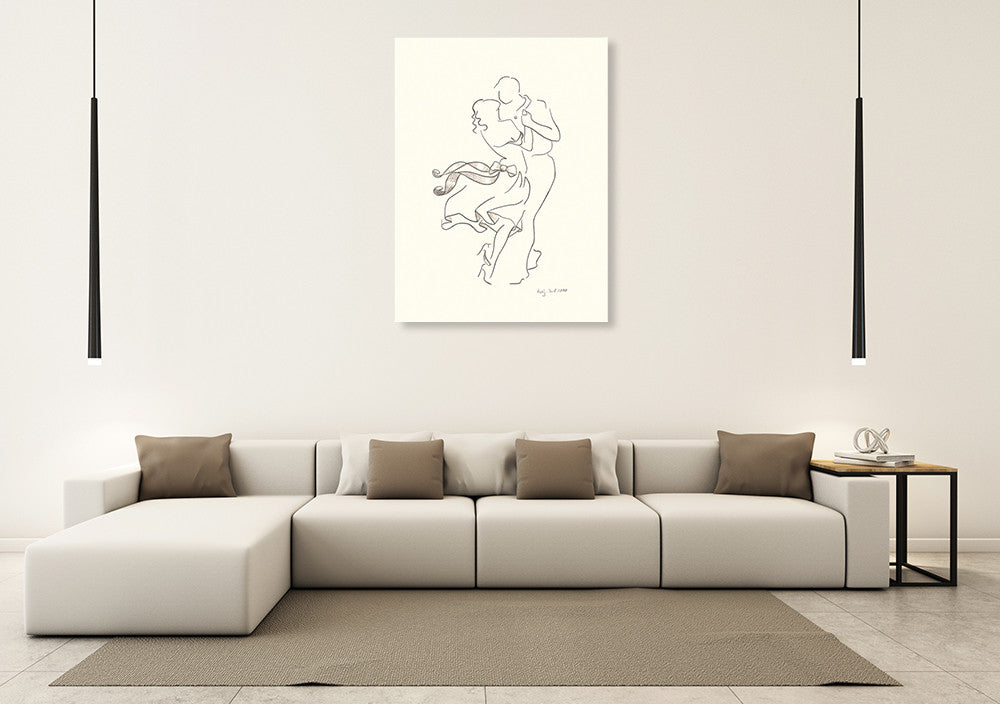 L'amore Wall Art Print on the wall