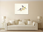 Longtailed Wall Art Print on the wall