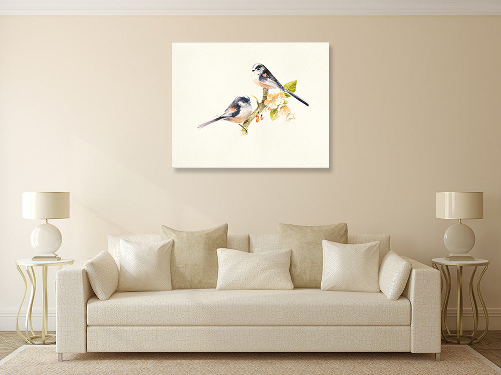 Longtailed Wall Art Print on the wall