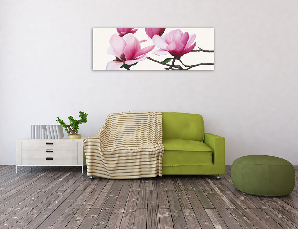  Magnolia Wall Art Print on the wall