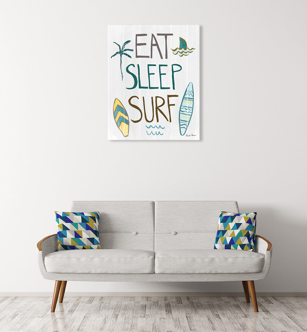 Make Waves III Wall Art Print on the wall