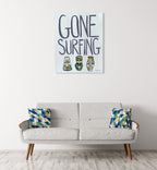 Make Waves II Wall Art Print on the wall