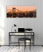 Manhattan Point Wall Art Print on the wall