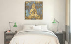 Meditating Buddha Wall Art Print on the wall