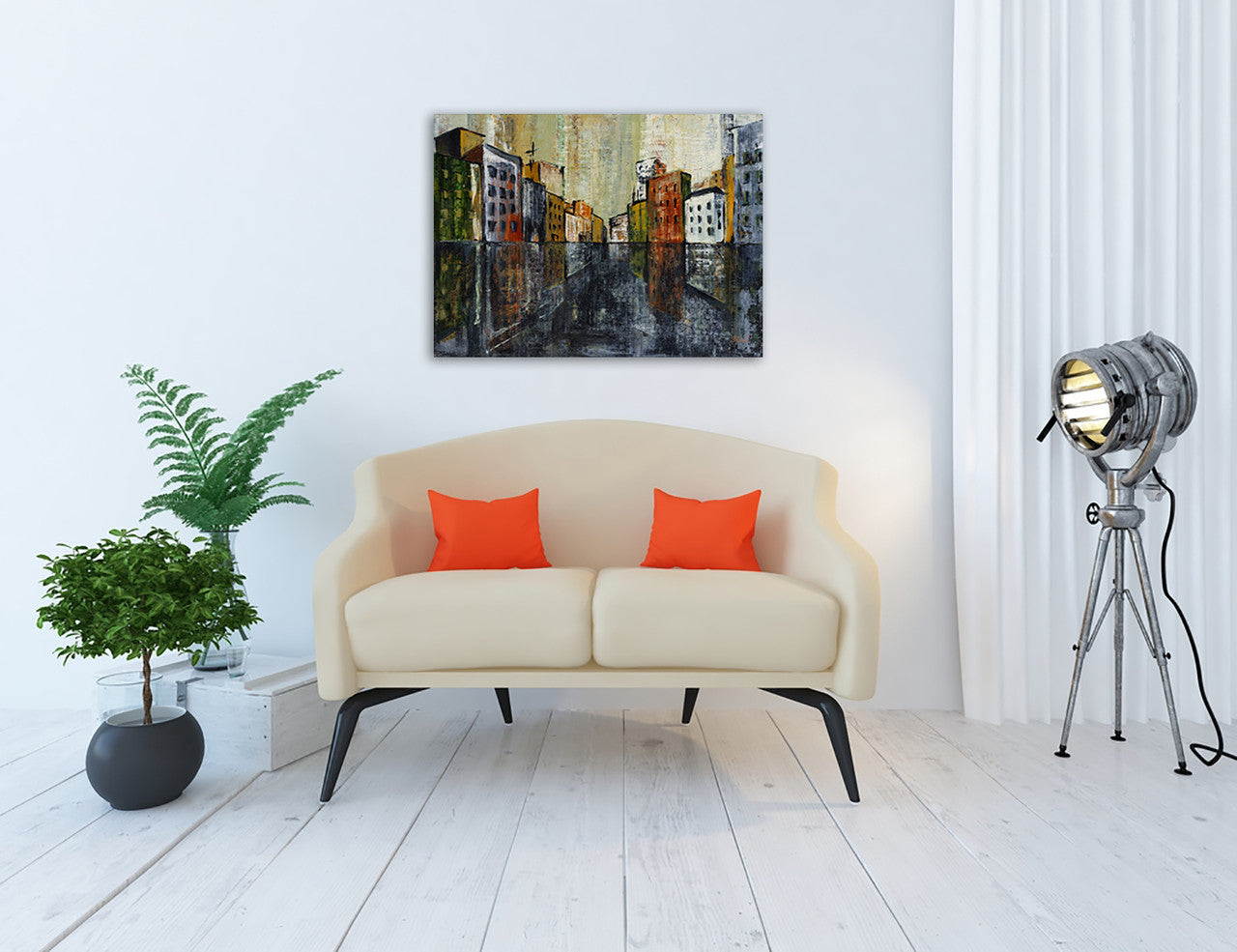 Metro I Wall Art Print on the wall