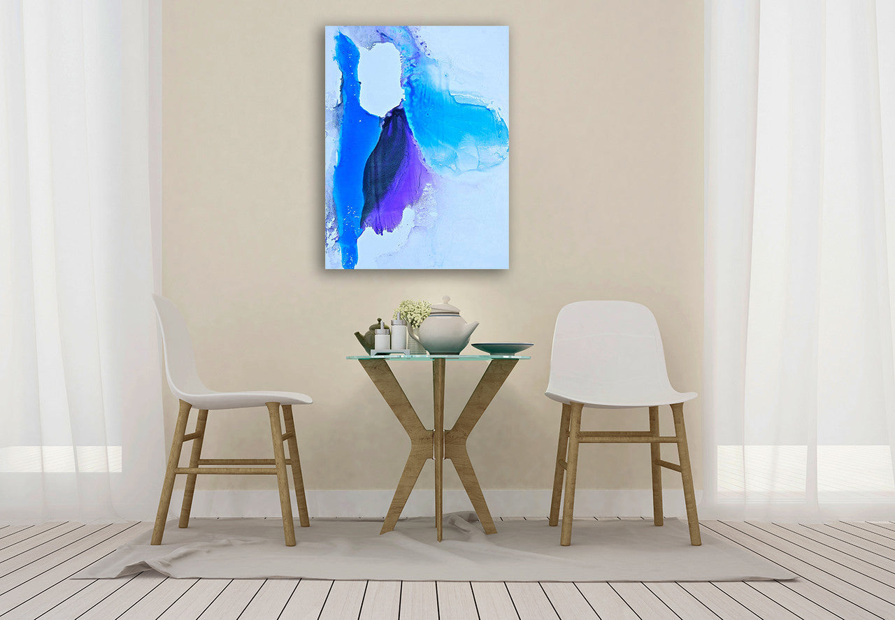 Misty IV Wall Art Print on the wall