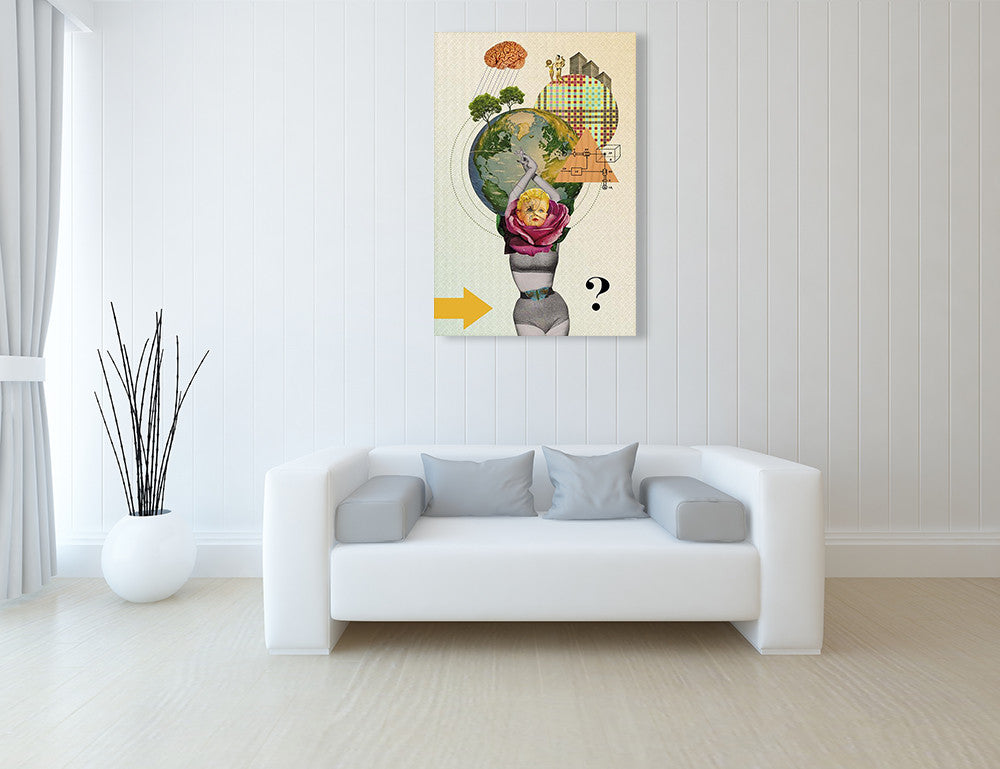 Mother Nature Wall Art Print on the wall