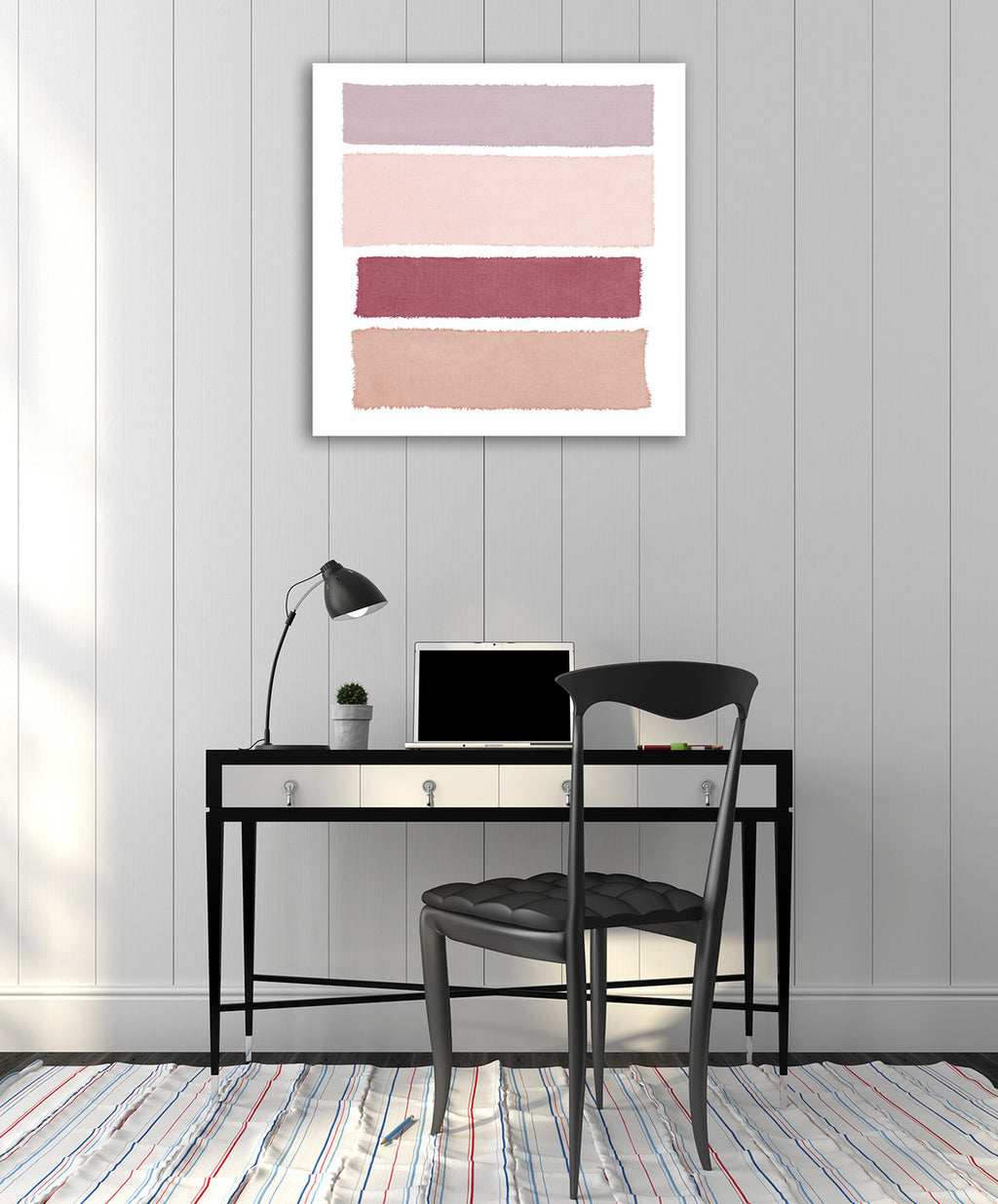 Painted Weaving I Mesa Wall Art Print on the wall