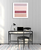 Painted Weaving I Mesa Wall Art Print on the wall