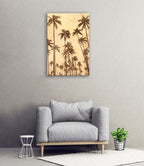 Palm Vista VI Wall Art Print on the wall