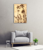 Palm Vista V Wall Art Print on the wall