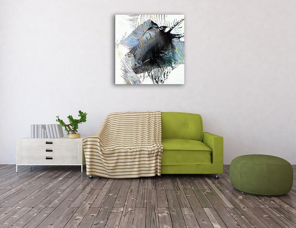 Power of the Rose Wall Art Print on the wall