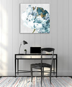 Rhinestone Flower I Wall Art Print on the wall