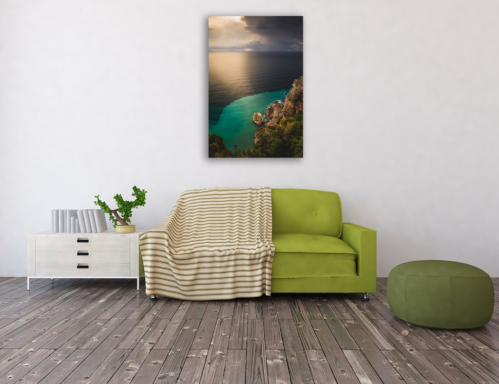 Salerno Italy Wall Art Print on the wall
