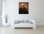Self Portrait With Two Circles Rembrandt on the wall